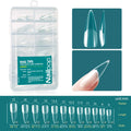 Nailpop 120pcs/box Gel X Nail Tips Medium Short Almond Shape