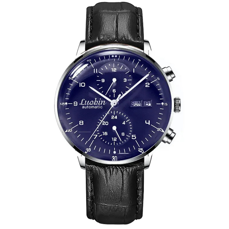 Stainless Steel Waterproof Business Men's Automatic Wristwatch