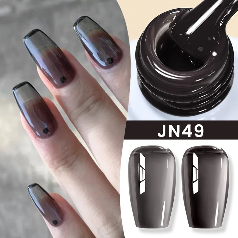 BORN PRETTY 10ml Jelly Nude Gel Nail Polish 50 Colors