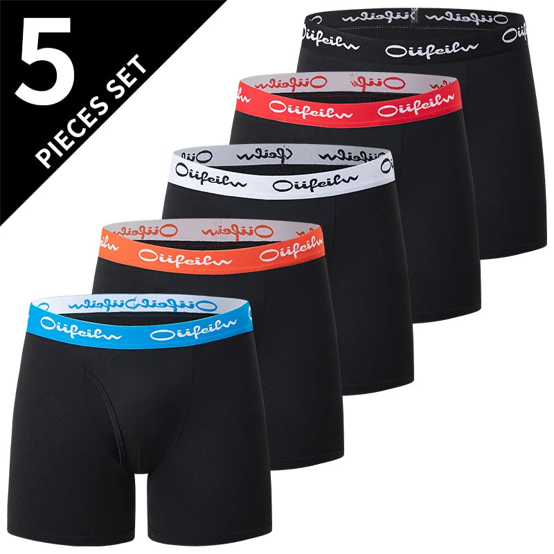 4/5/10 Pcs Fashionable Men's Long Underwear Casual