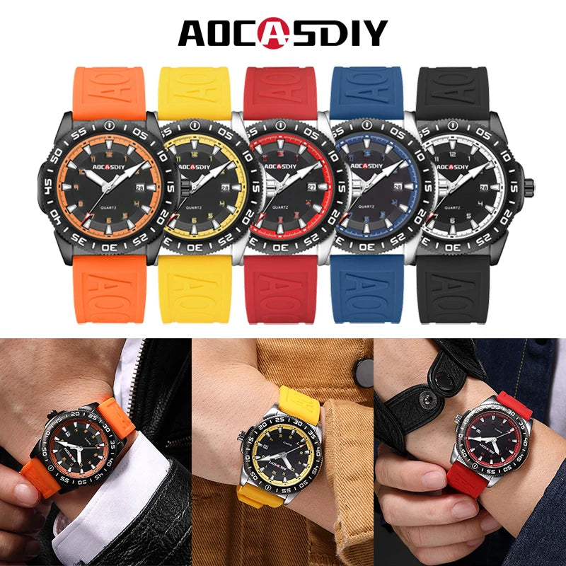 High Quality Waterproof Watches for Men Sport Design