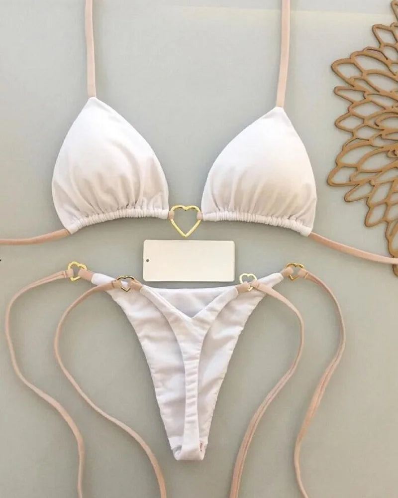 Sexy Halter Bikini Set Swimsuit Two-piece