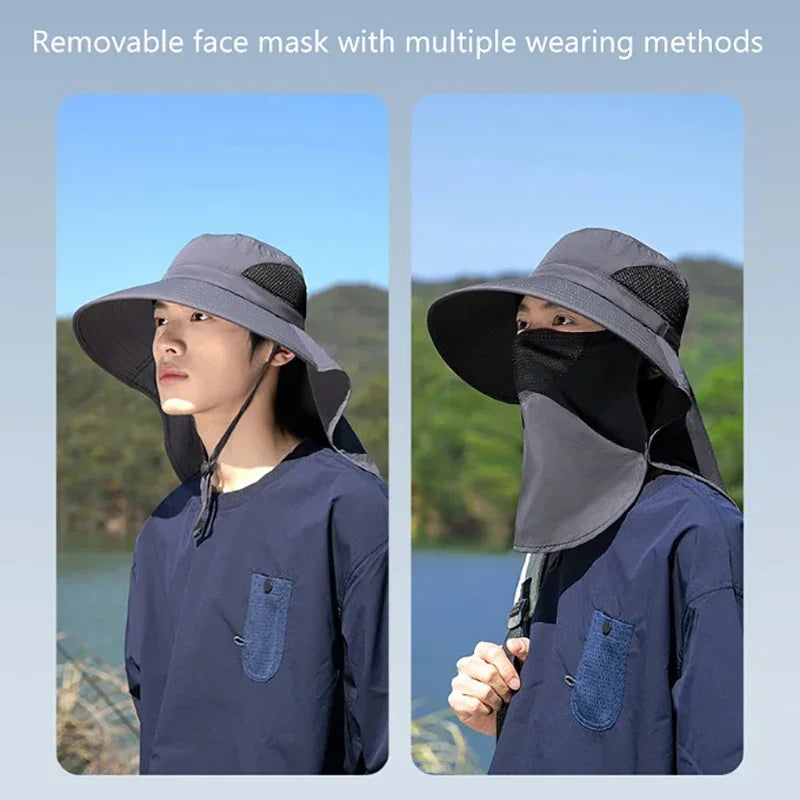 Unisex Summer Sun Hats UV Protection Fishing Cap
