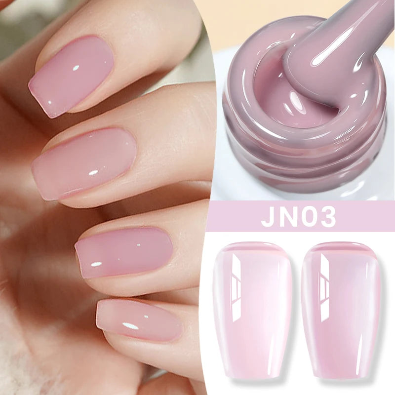 BORN PRETTY 10ml Jelly Nude Gel Nail Polish 50 Colors