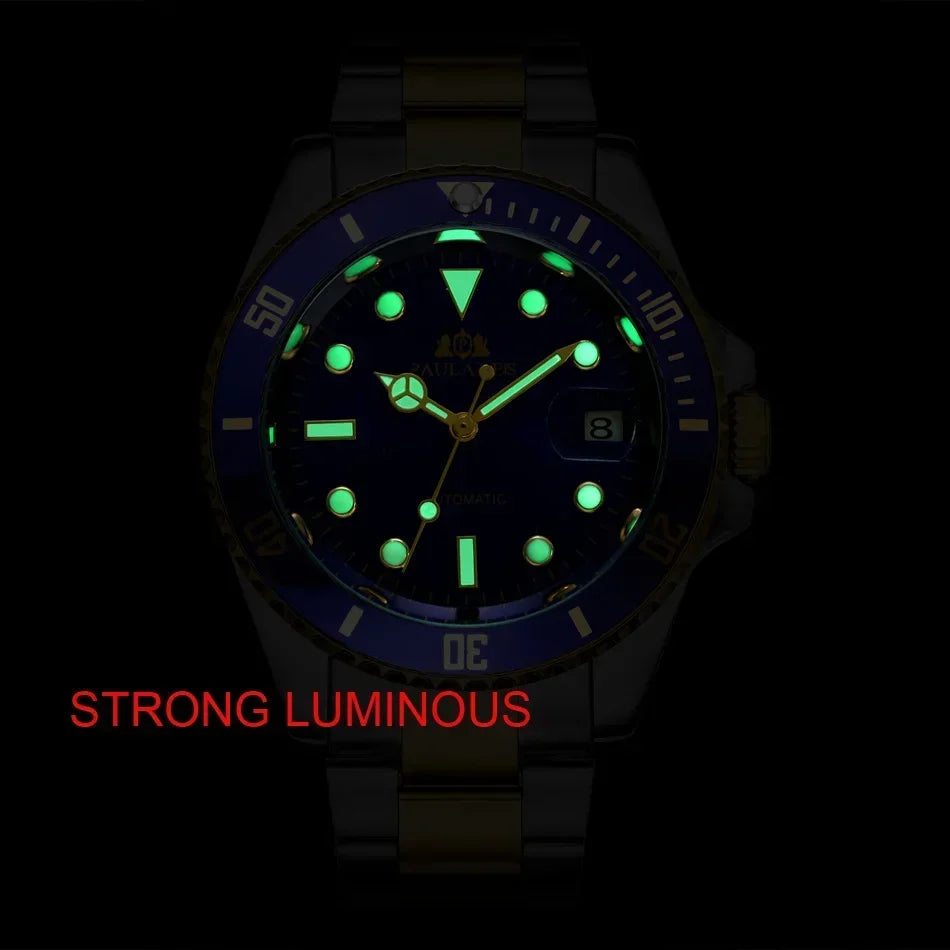 Automatic Luxury Watches for Men Stainless Steel