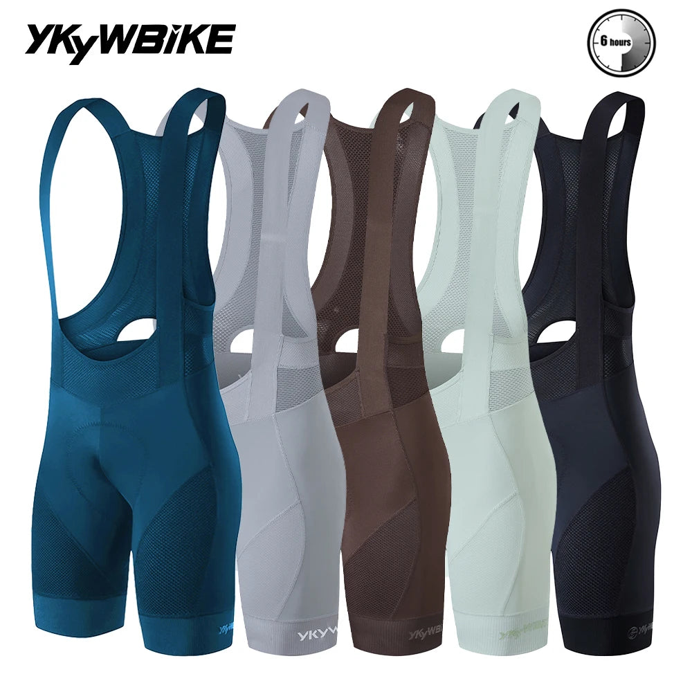 YKYWBIKE Men’s Cycling Bib Shorts – 6H Belgium Padding