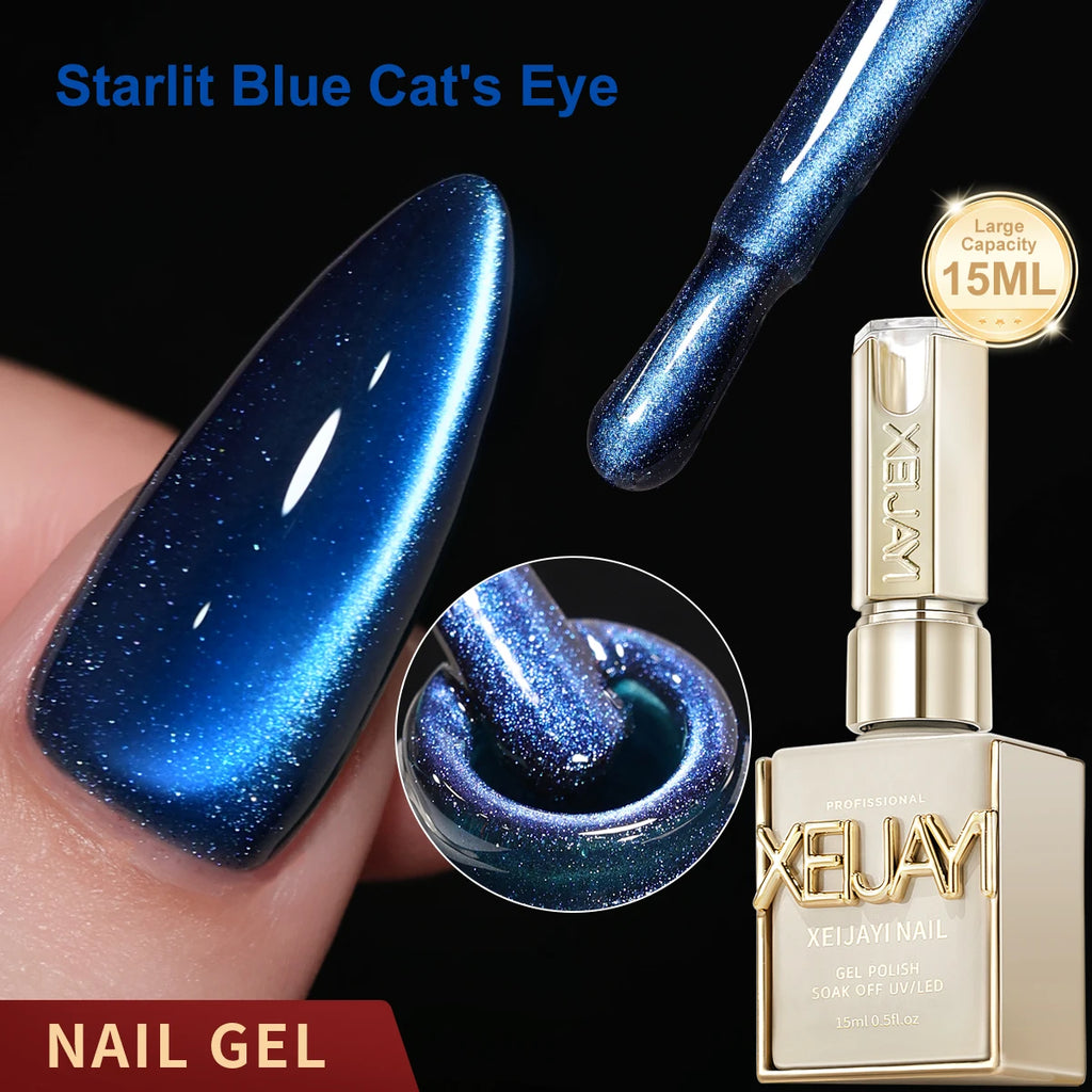 15ML Cat eye Nail Gel polish Semi Permanent Nail Art Soaking