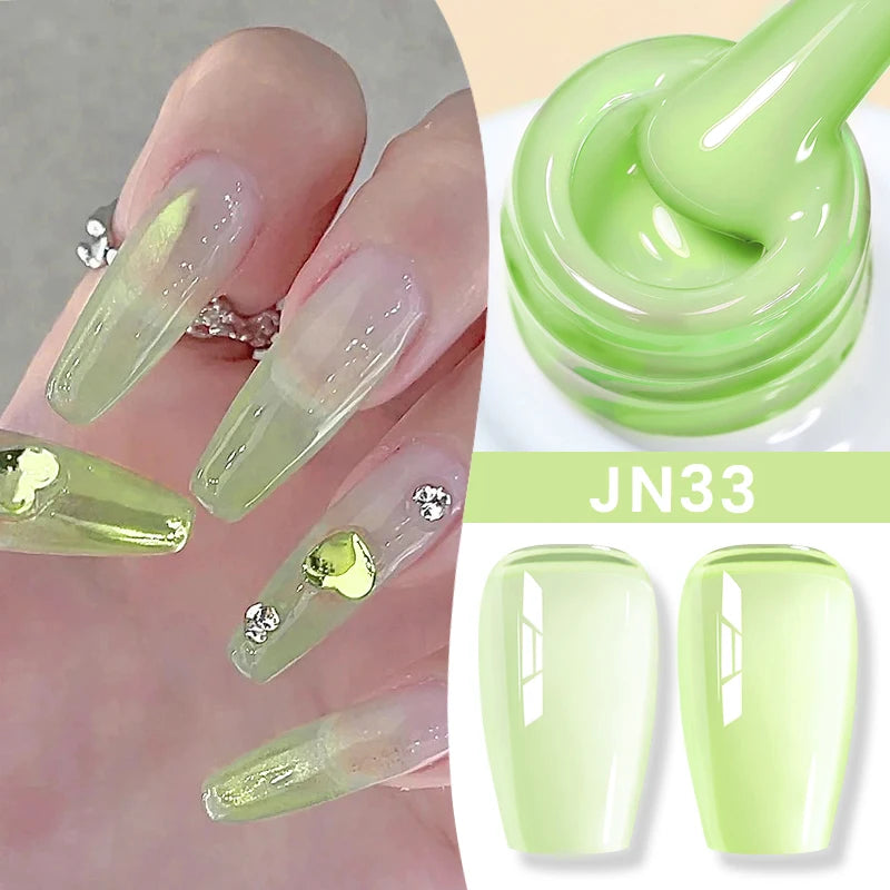 BORN PRETTY 10ml Jelly Nude Gel Nail Polish 50 Colors