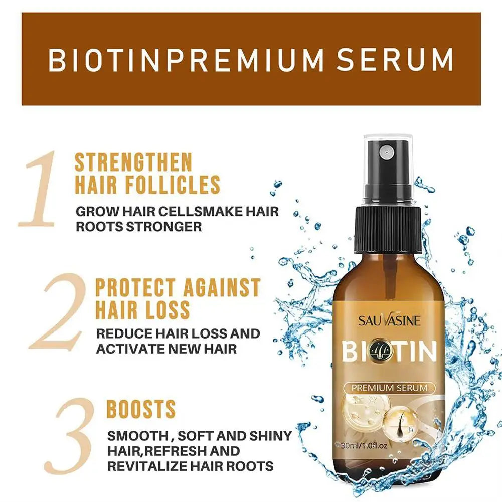 Biotin Hair Thickening Serum For Hair Growth And Volume