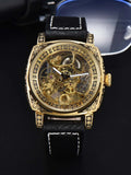 LONGLUX automatic waterproof retro style mens watch
