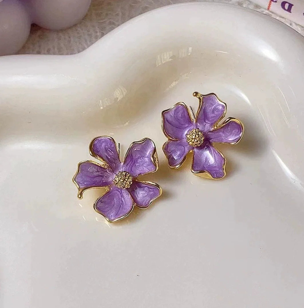 Trendy Women Flower Elegant Earrings