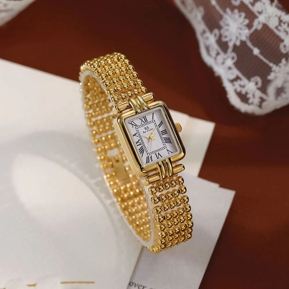 NEW Luxury Waterproof Ladies Watches Gold Bracelet