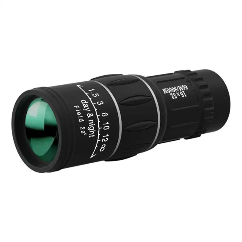 16x52 Monocular Telescope High-Power Dual Focus Optical Zoom