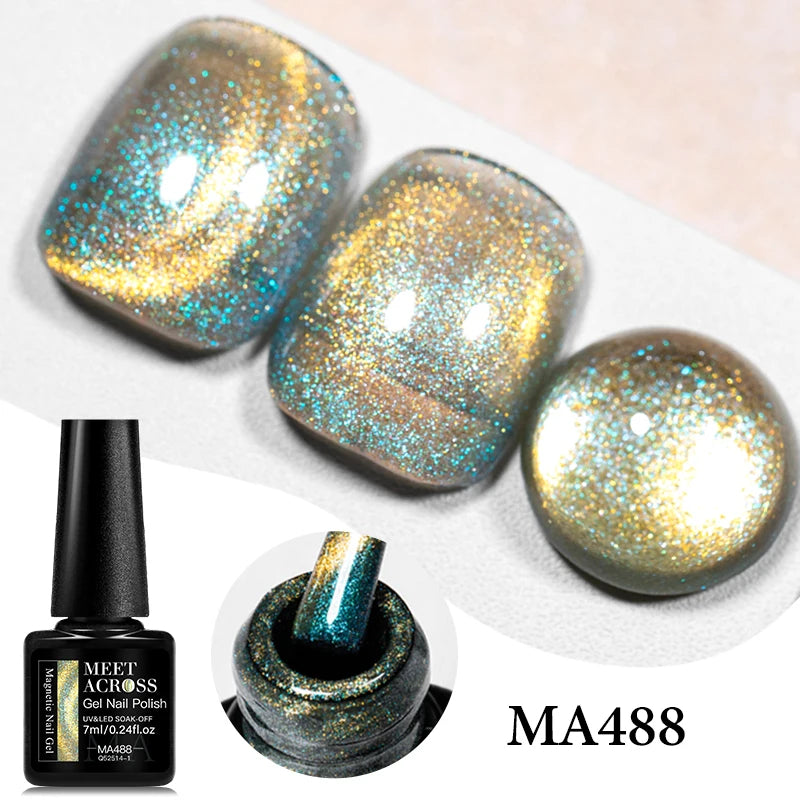 Cat Eye Gel Polish Spring Popular Magnetic Gel Nail