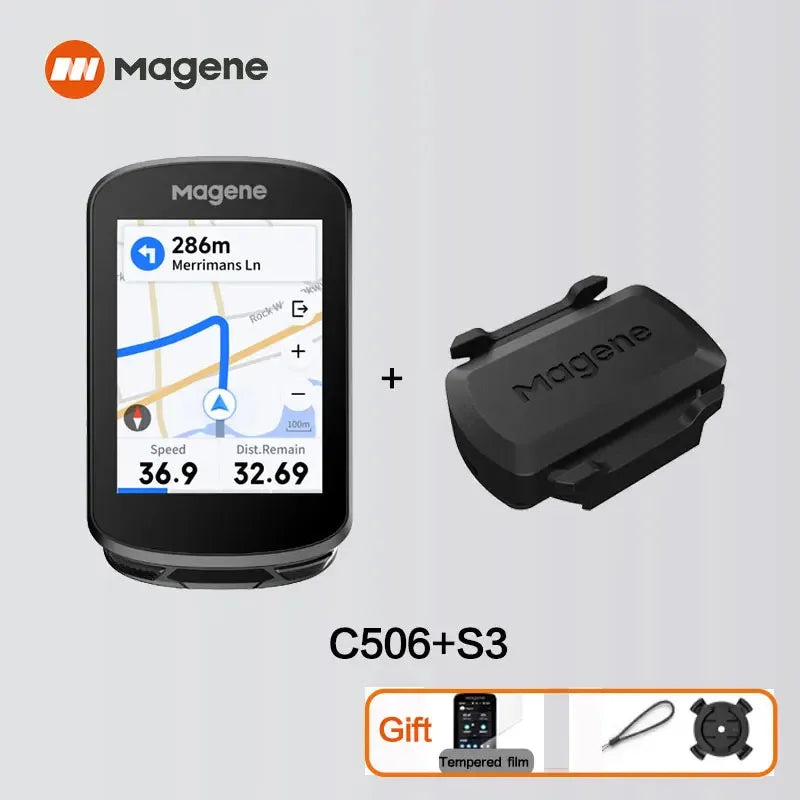Magene C506 GPS Bike Computer – 2.4" Digital Odometer with Navigation, WiFi & Bluetooth