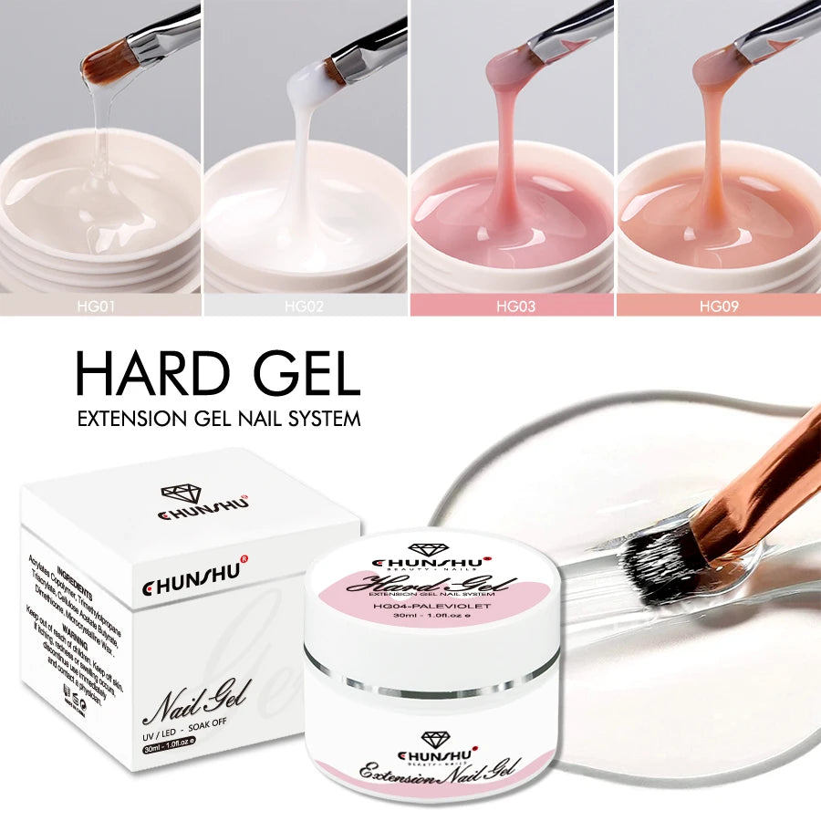30ML Hard Gel For Nail Extension Builder Constructor Gel