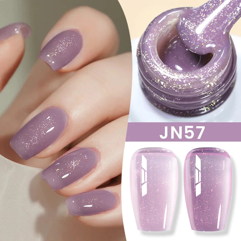 BORN PRETTY 10ml Jelly Nude Gel Nail Polish 50 Colors
