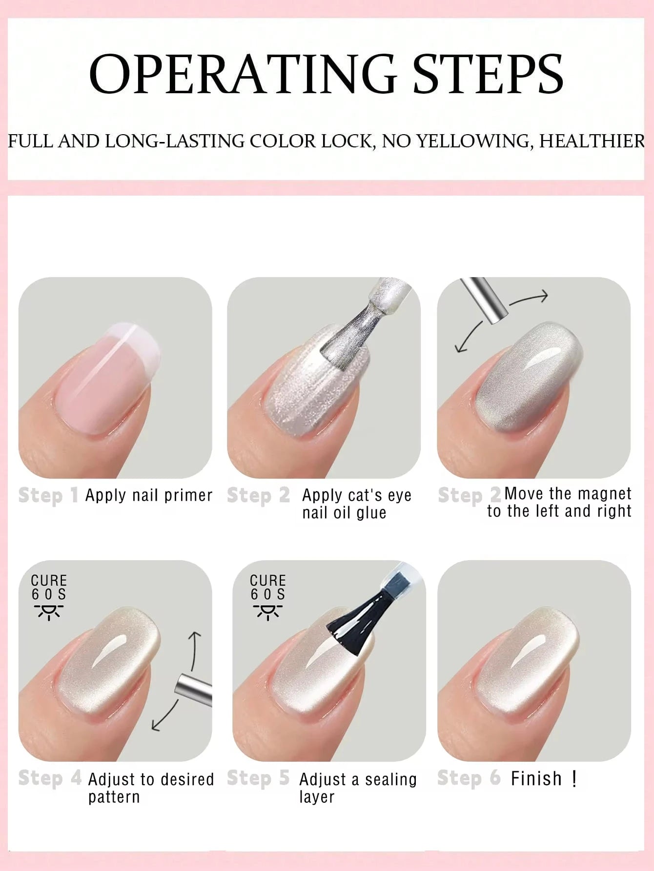 15ML Cat eye Nail Gel polish Semi Permanent Nail Art Soaking