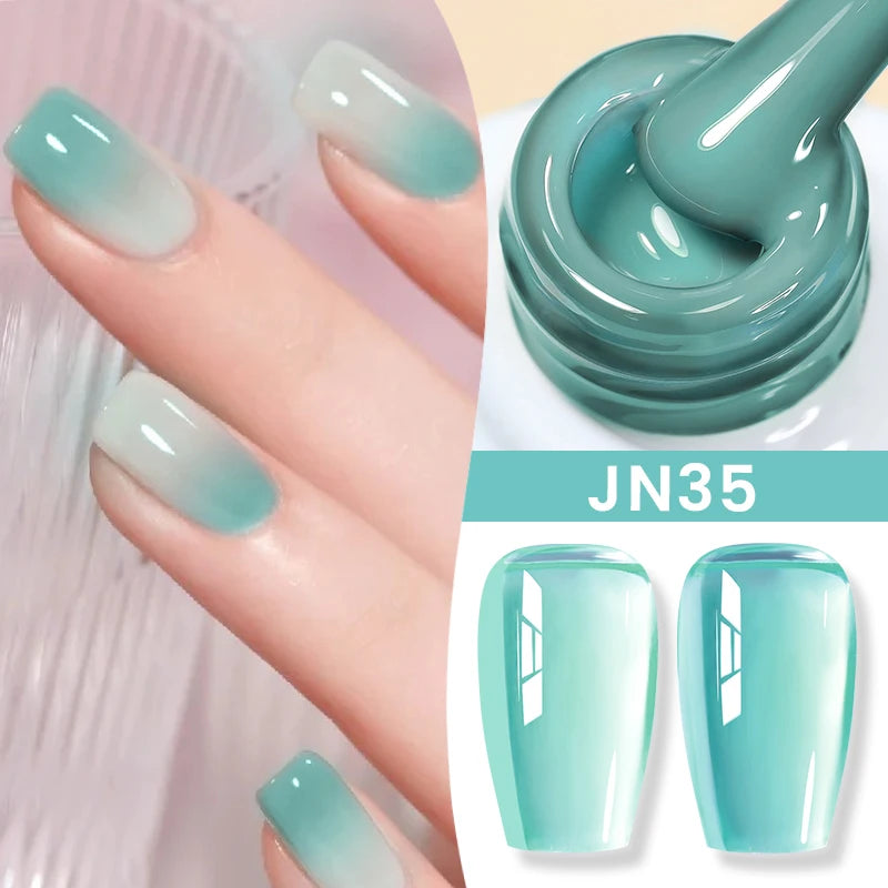 BORN PRETTY 10ml Jelly Nude Gel Nail Polish 50 Colors