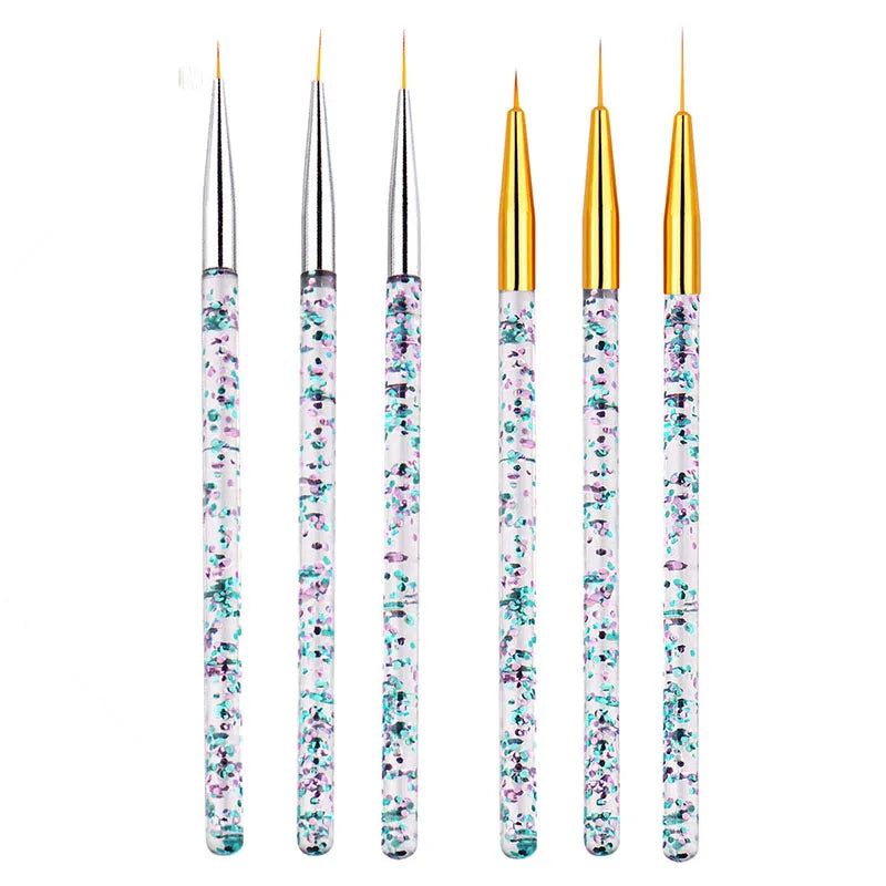 5/20Pcs Nail Art Brush Design Tip Painting Drawing