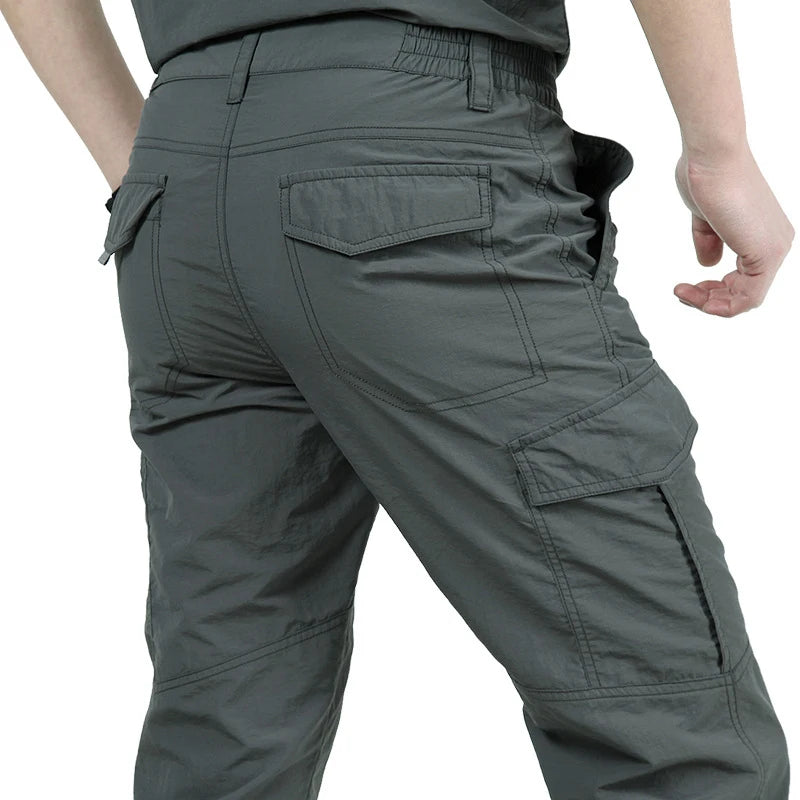 Outdoor Waterproof Tactical Belt Mens Quick Dry Trousers