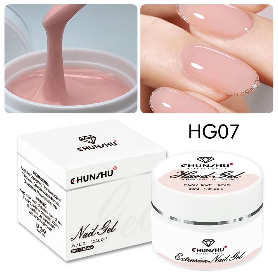 30ML Hard Gel For Nail Extension Builder Constructor Gel