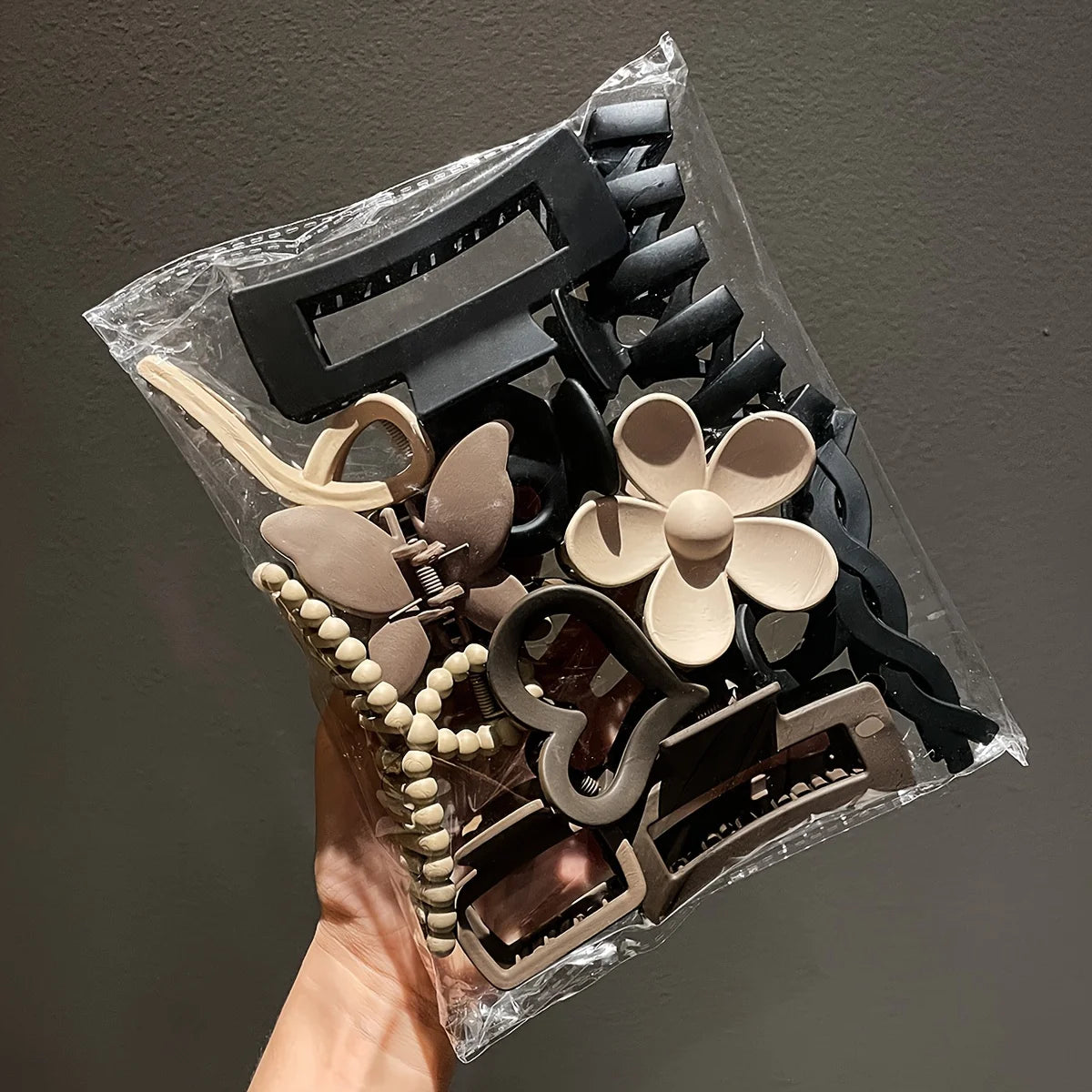 11pcs Women's High-end Frosted Clip