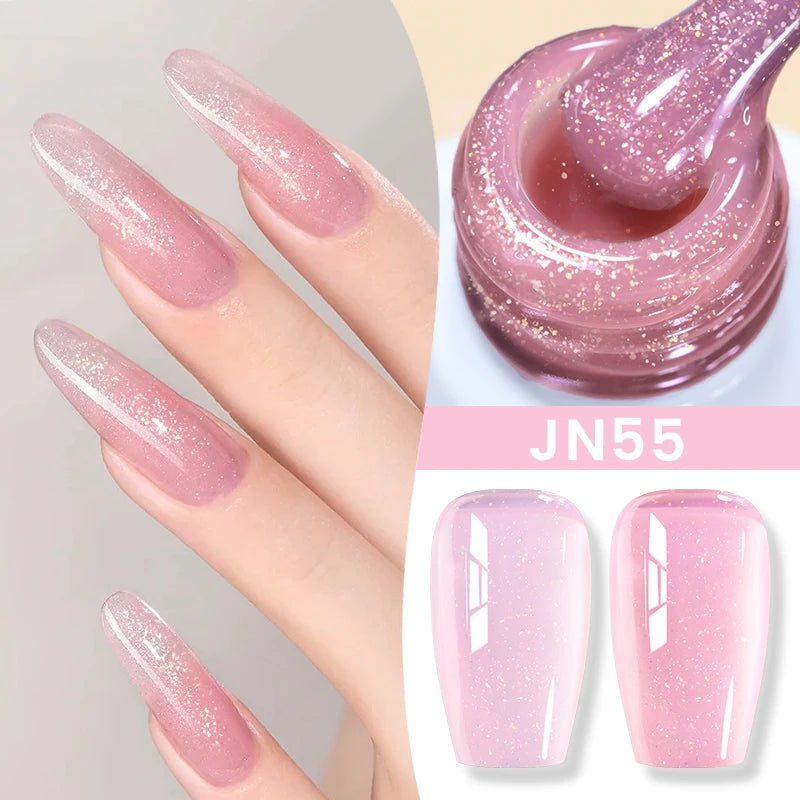 BORN PRETTY 10ml Jelly Nude Gel Nail Polish 50 Colors