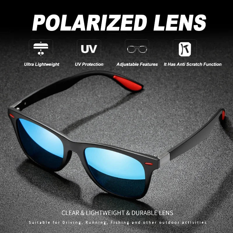 Night Vision Glasses PC Frame Polarized Sunglasses Men Outdoor