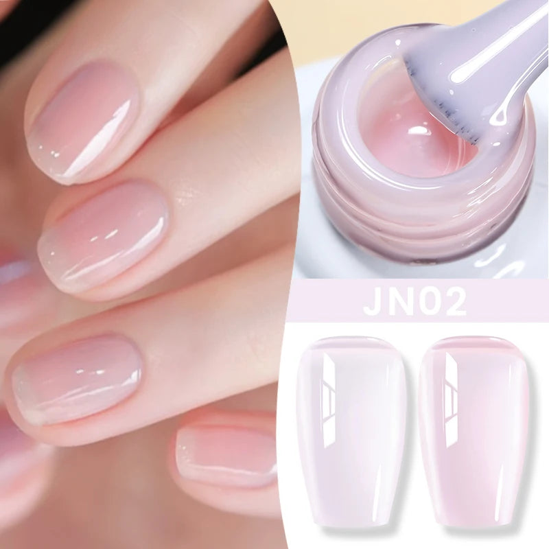 BORN PRETTY 10ml Jelly Nude Gel Nail Polish 50 Colors