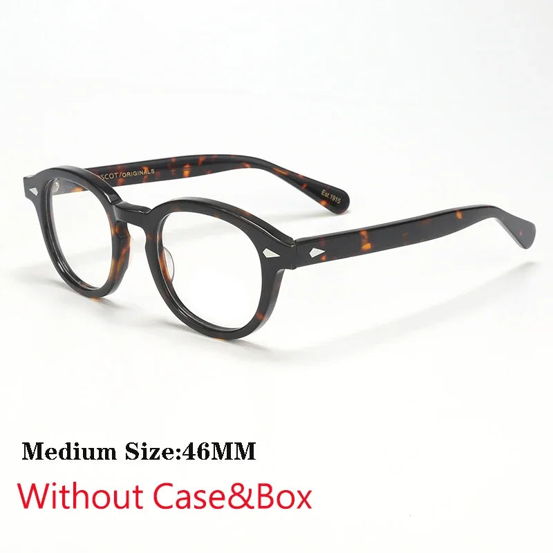 Johnny Depp Style Men's  Glasses Transparent Lens