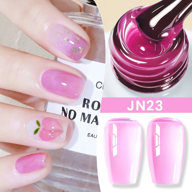 BORN PRETTY 10ml Jelly Nude Gel Nail Polish 50 Colors
