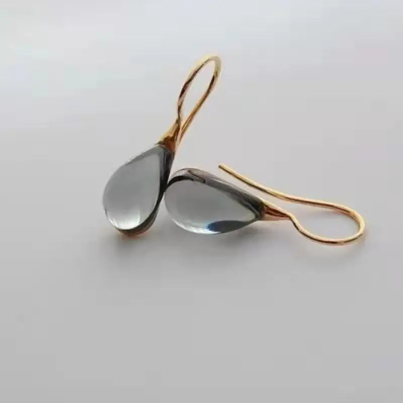 Trendy Women Earrings 4 Colors  Natural Stone