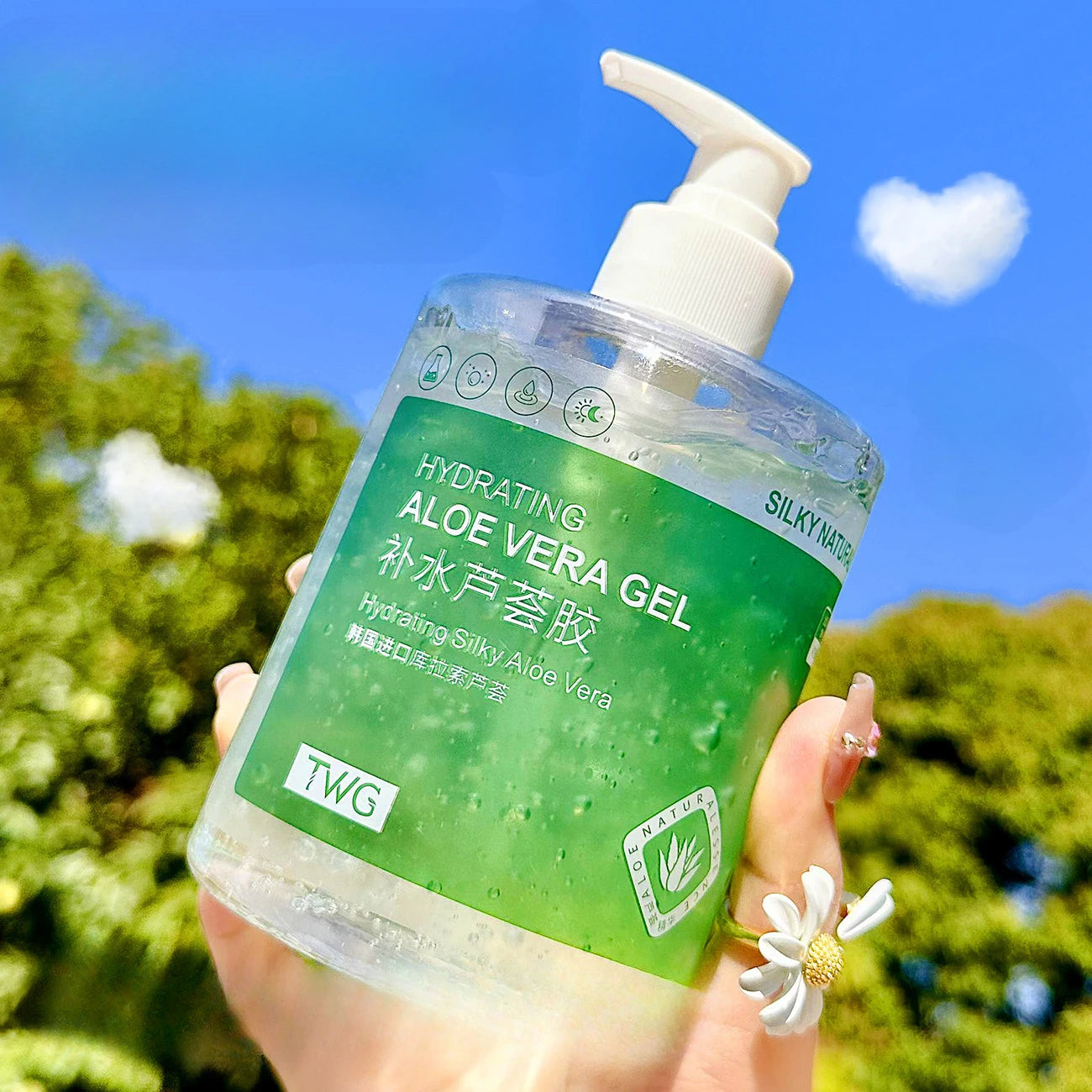 Aloe Vera Gel 500g Large Bottle Moisturizing Gel