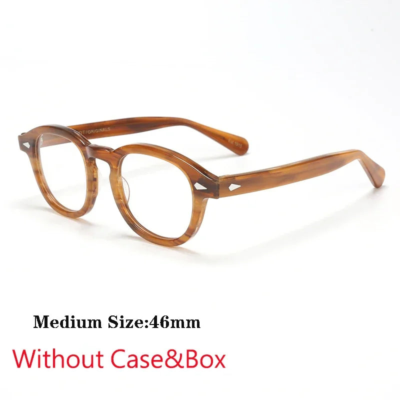 Johnny Depp Style Men's  Glasses Transparent Lens