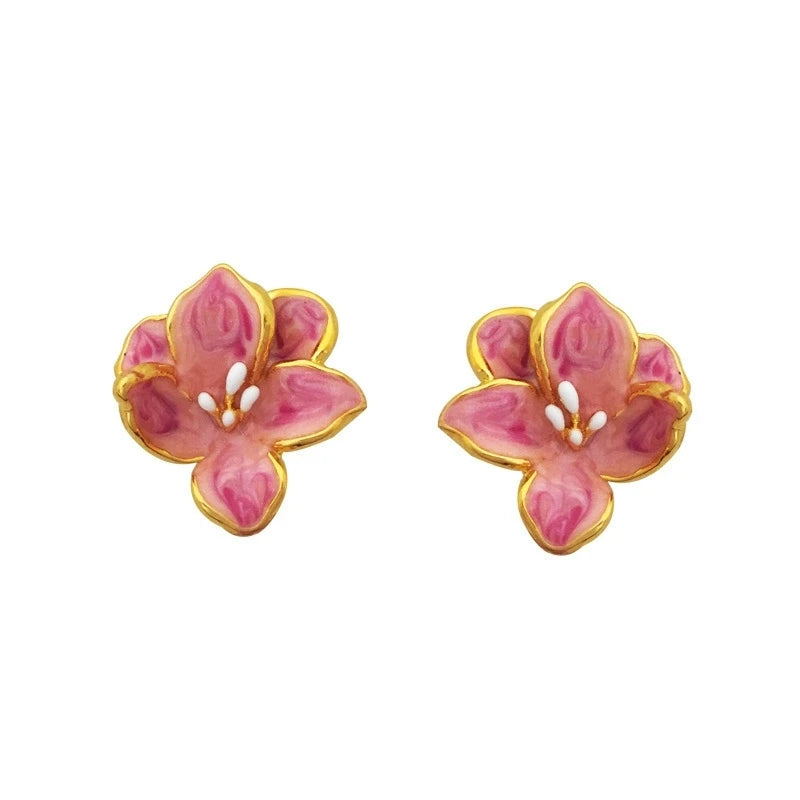 Trendy Women Flower Elegant Earrings