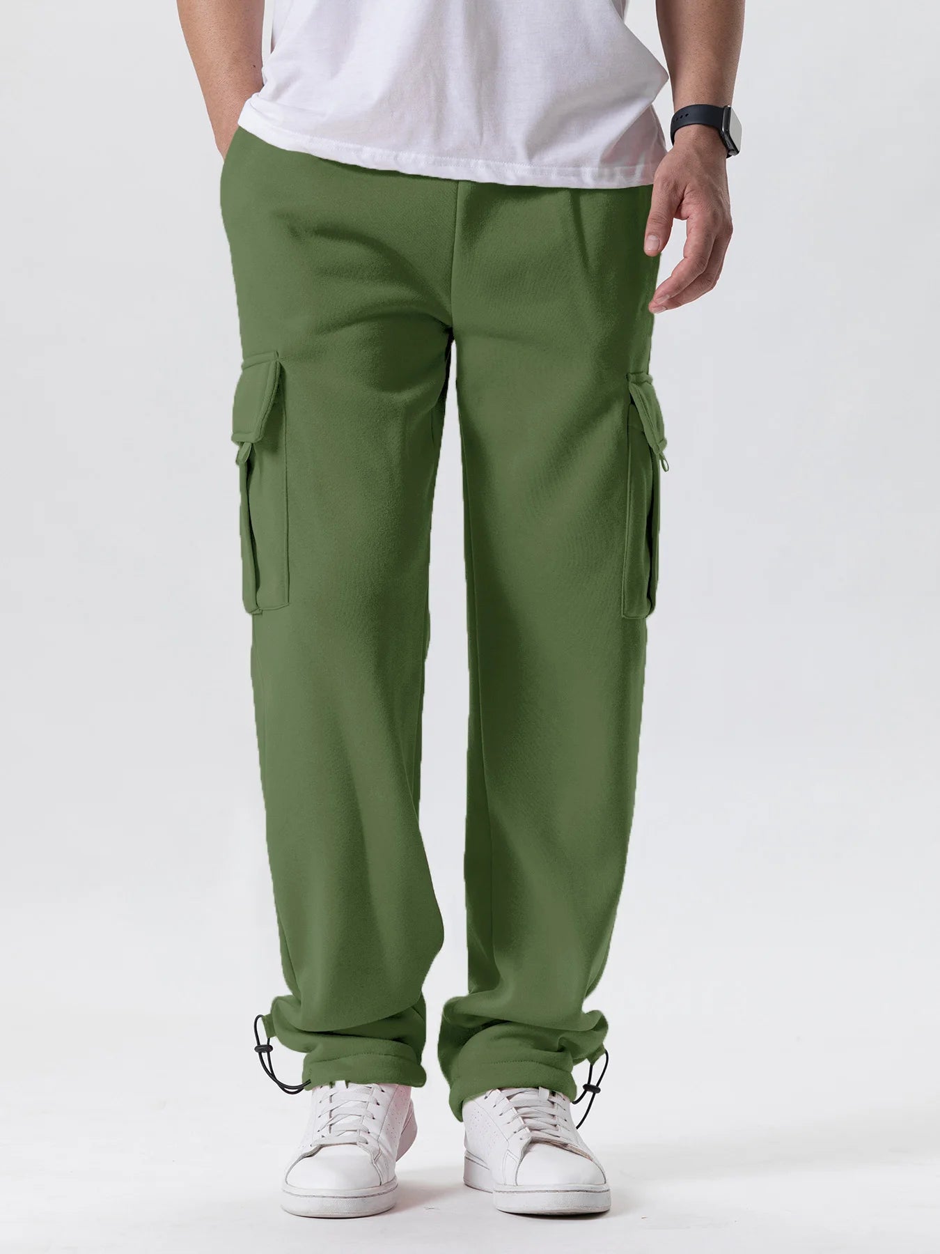 Men’s Loose Straight-Fit Jogger Sweatpants