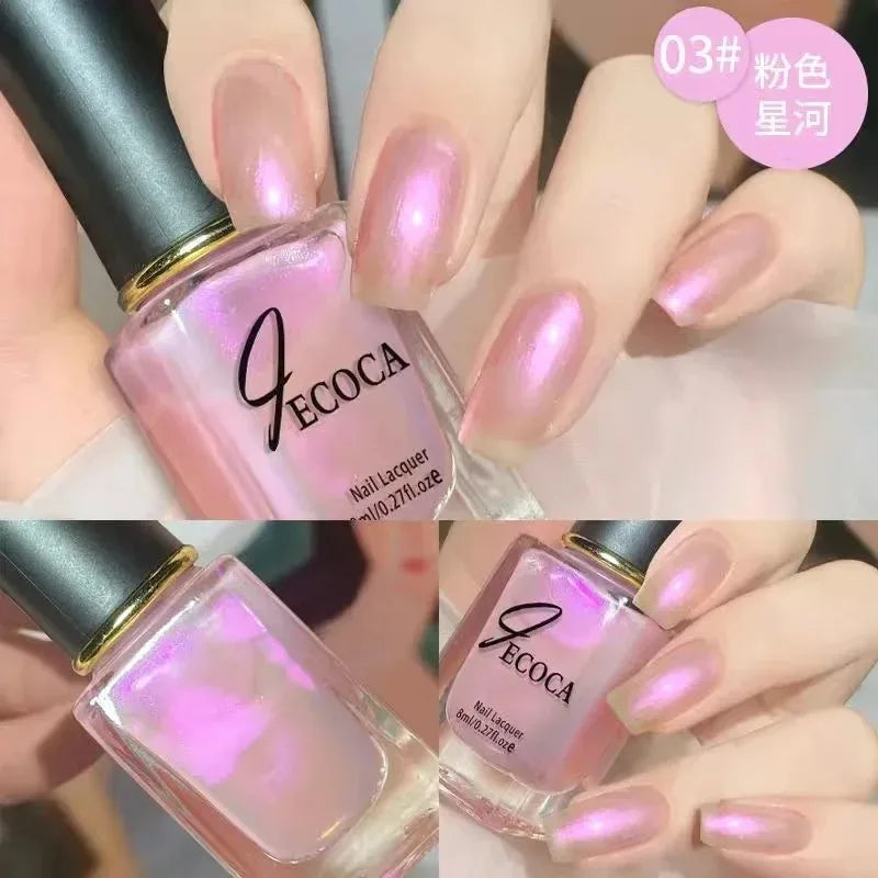 Laser Glitter Nail Polish Rainbow 8ml
