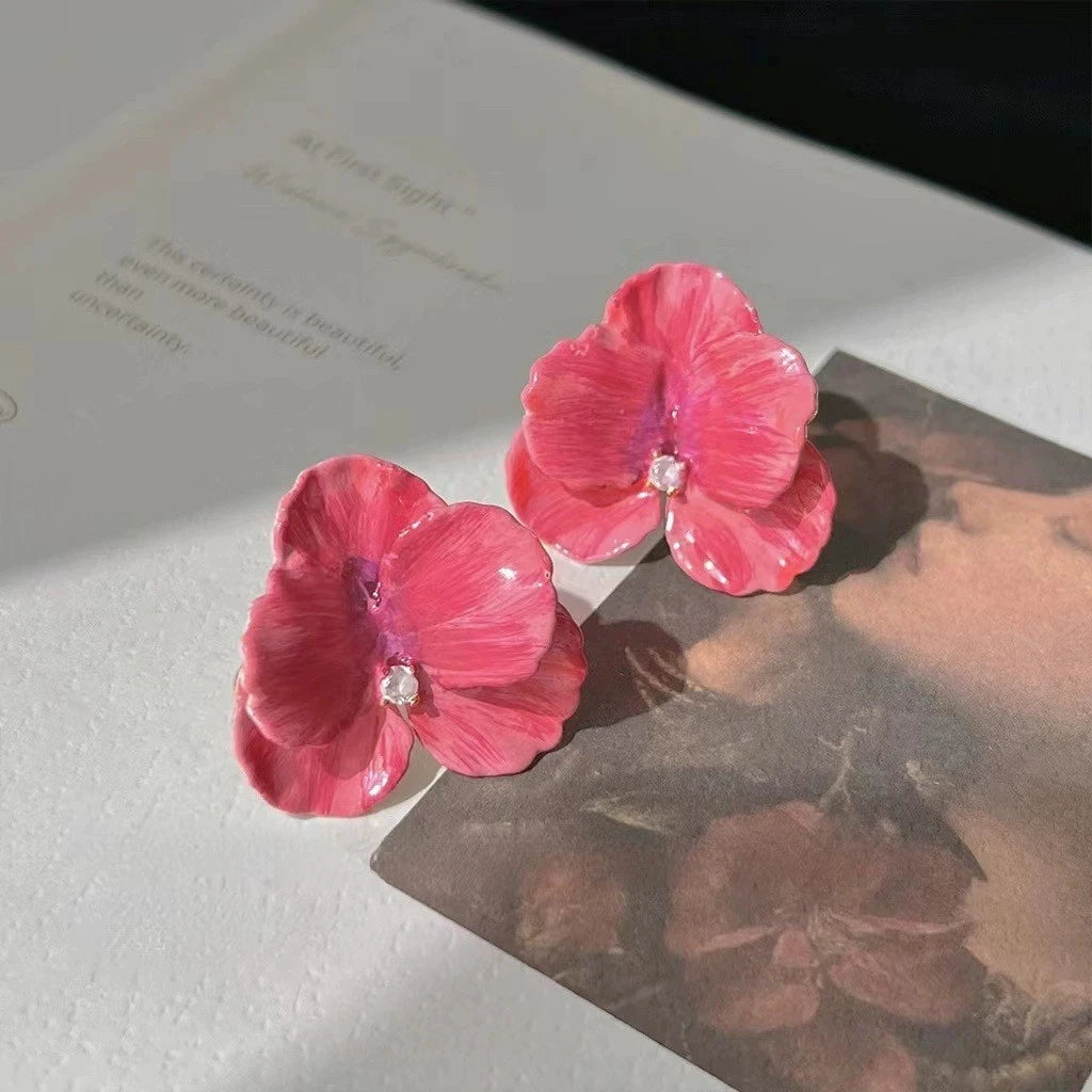 Trendy Women Flower Elegant Earrings