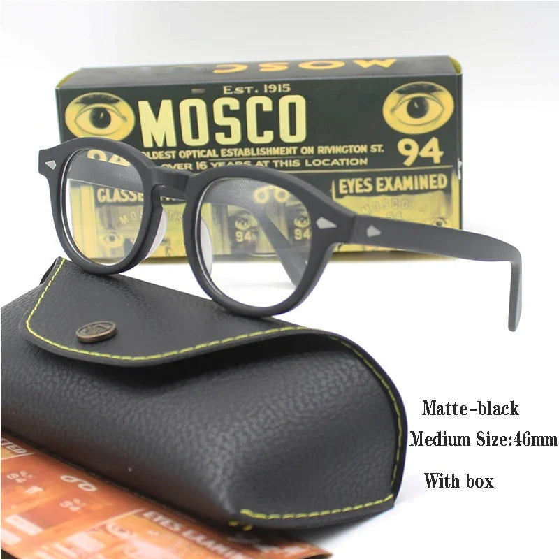 Johnny Depp Style Men's  Glasses Transparent Lens