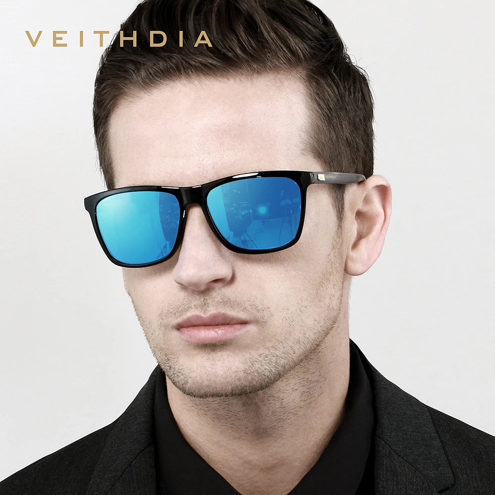 VEITHDIA Unisex Retro Aluminum Polarized  Sunglasses