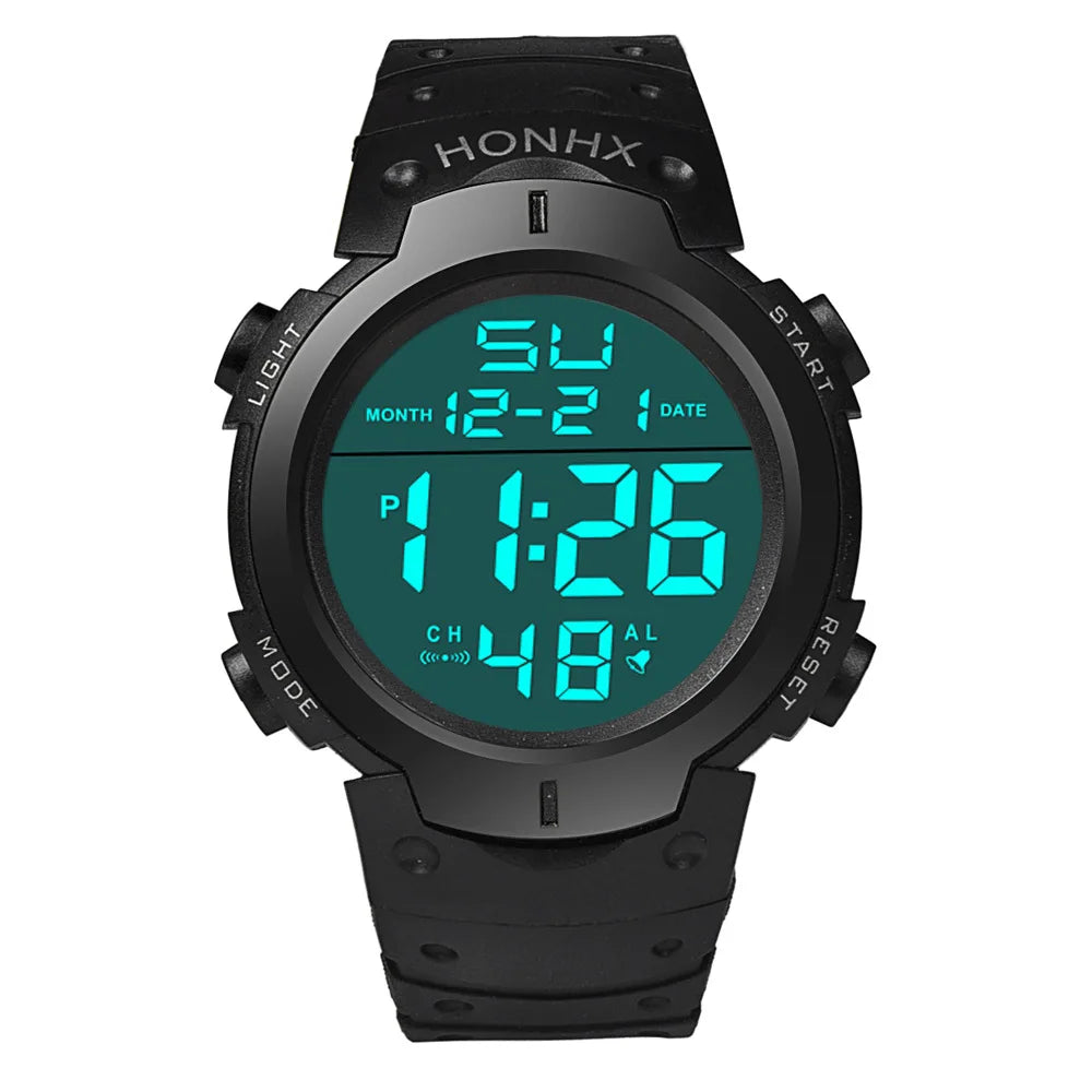 Men Waterproof  Multifunction Electronic Watch