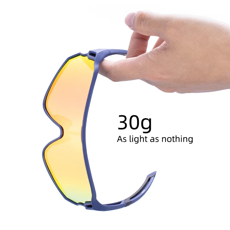 ROCKBROS Polarized Cycling Sunglasses UV400 – Ultralight Large Frame Bike Glasses