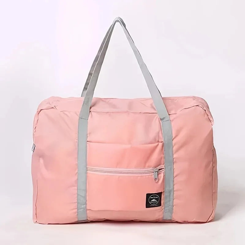 Portable and lightweight foldable travel large capacity luggage bag