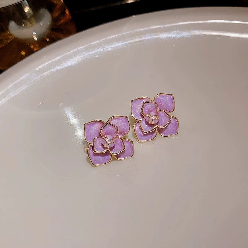 Trendy Women Flower Elegant Earrings