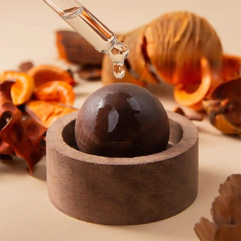 Wooden Essential Oil Diffuser (1 or 3 pcs) – Natural Fragrance for Home, Car & Décor