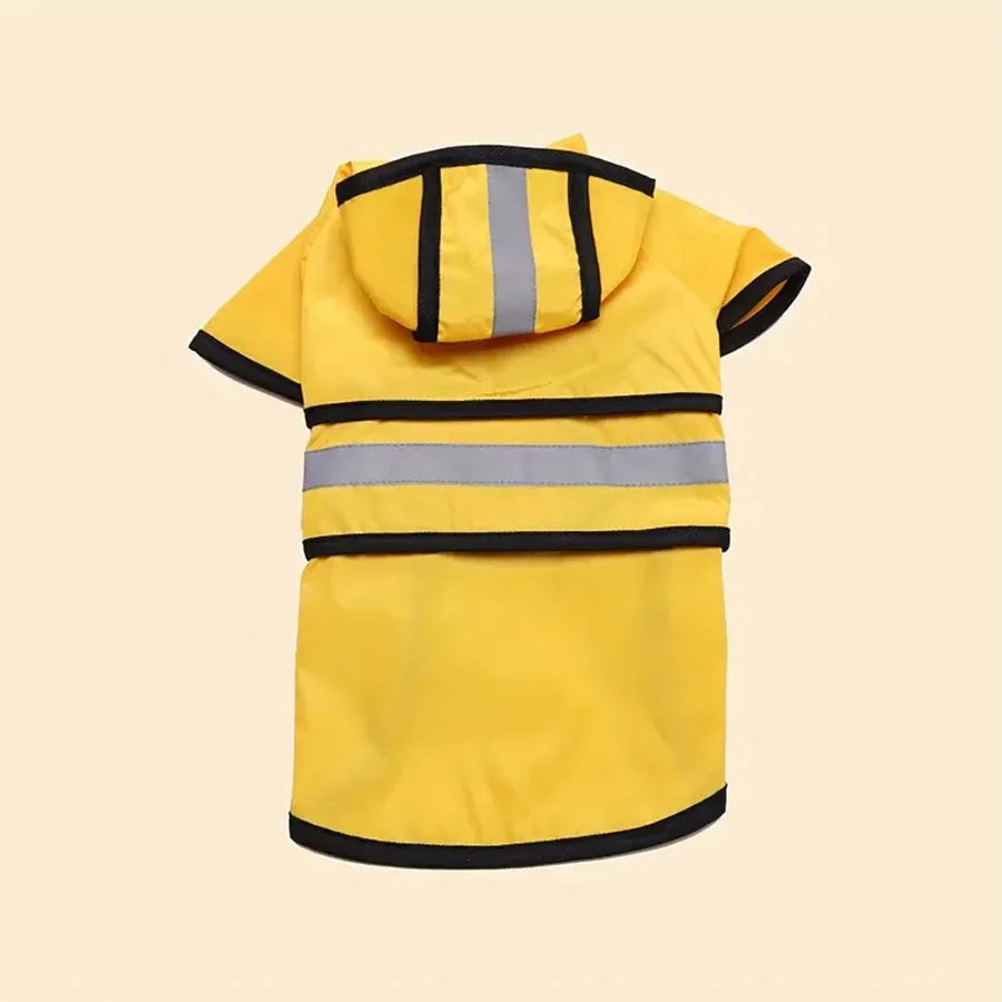 Keep Your Pet Dry And Comfortable - Adjustable Waterproof & Windproof Dog Raincoat.