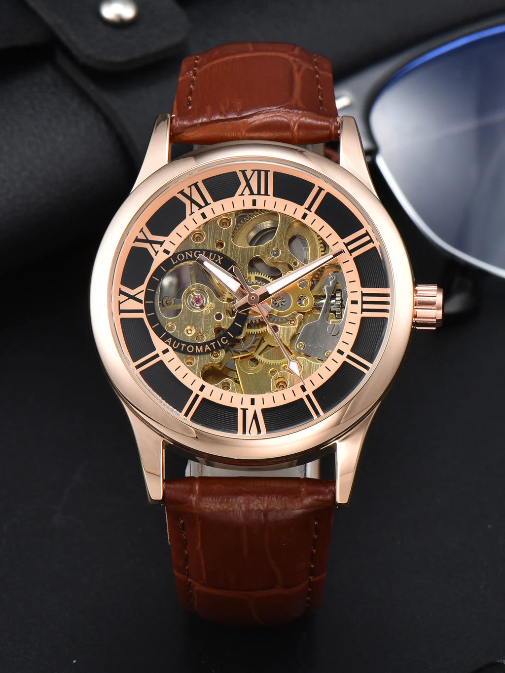 LONGLUX waterproof automatic men's watch