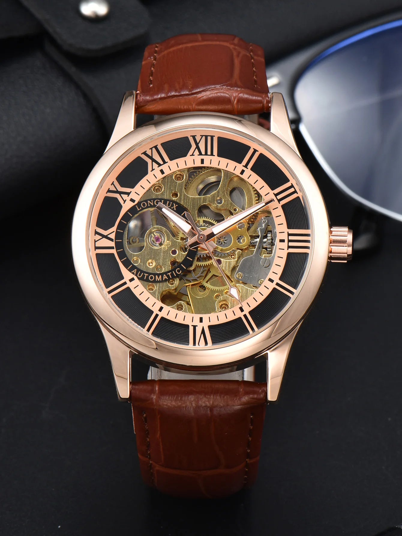 LONGLUX waterproof automatic men's watch
