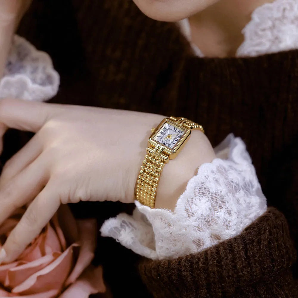 NEW Luxury Waterproof Ladies Watches Gold Bracelet